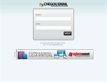 Tablet Screenshot of chegouemail.org